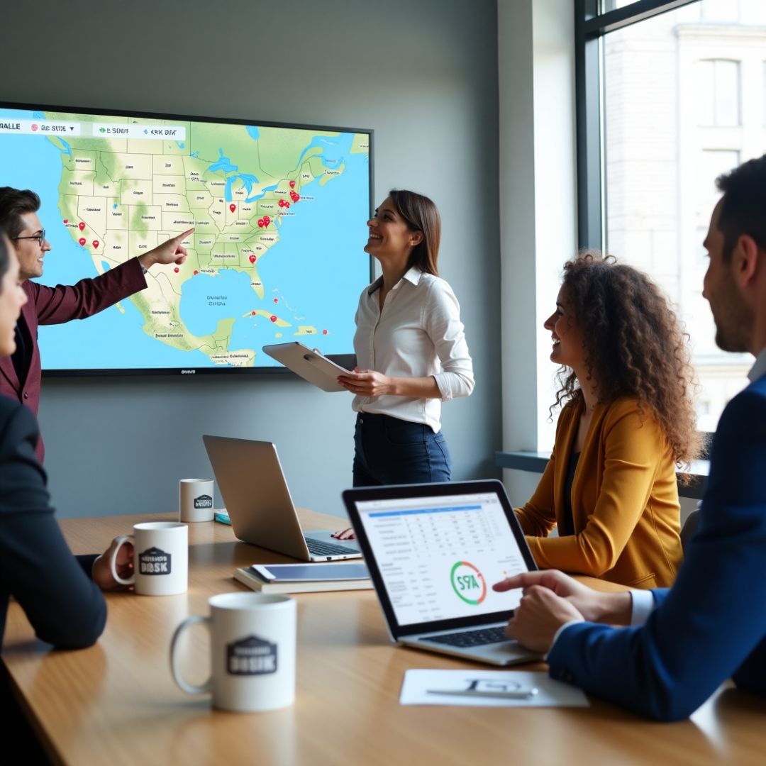 Branding Dask local SEO experts collaborating to clean up business citations